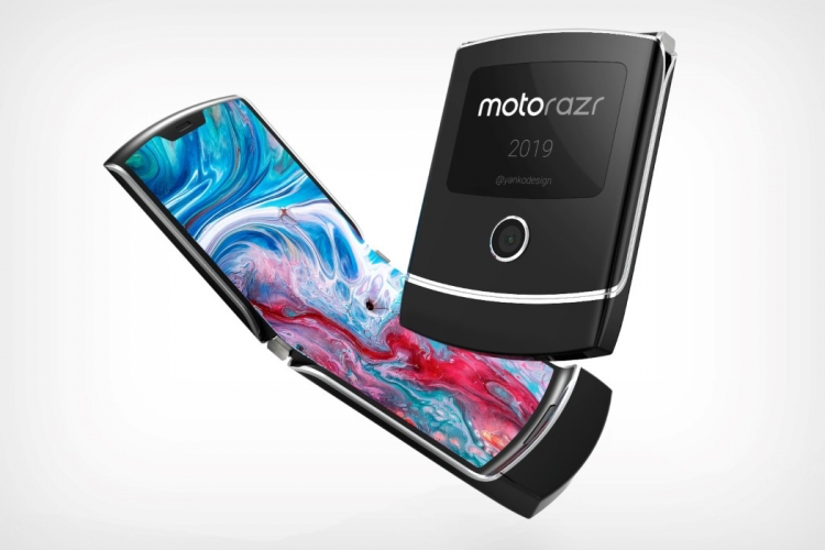 Рендер по утечкам Moto RAZR 2019 #3