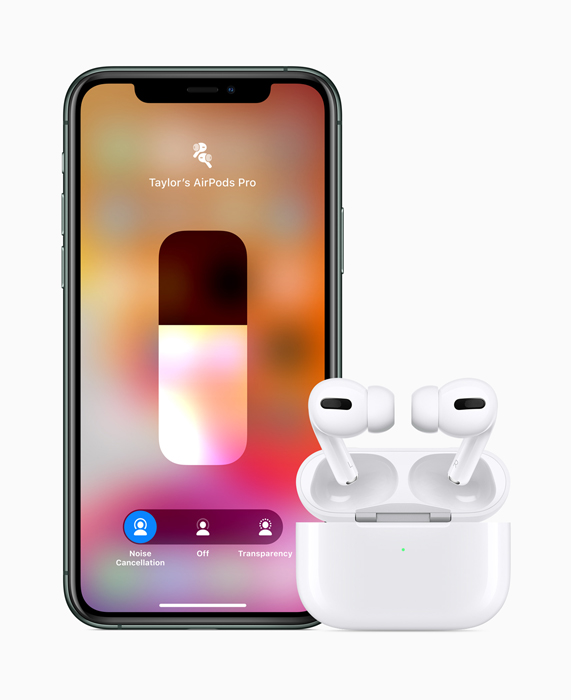 Три режима работы AirPods Pro