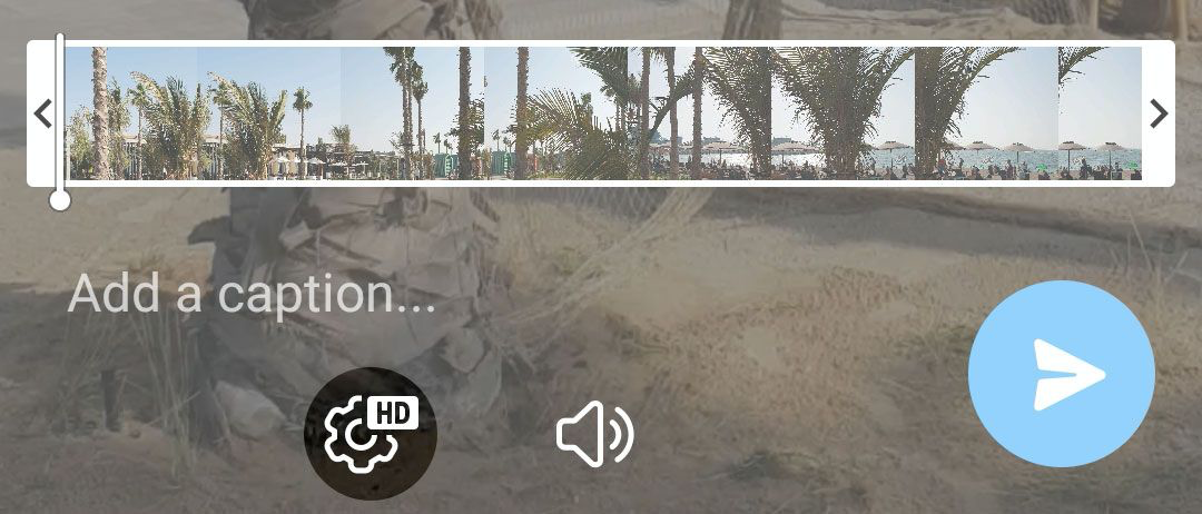 Более интуитивный выбор качества видео при отправке. Более интуитивный выбор качества видео при отправке.