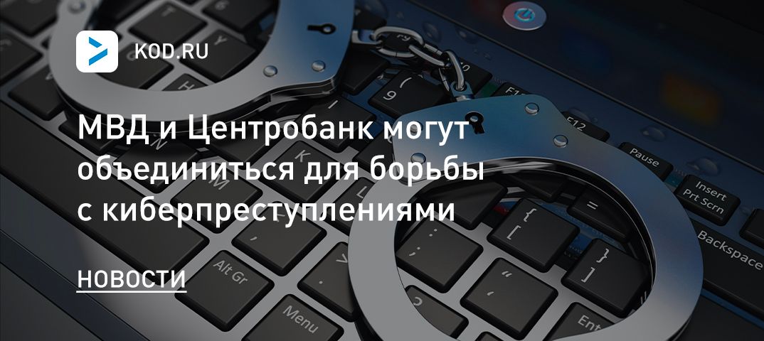 МВД и Центробанк могут объединиться для борьбы с киберпреступлениями
