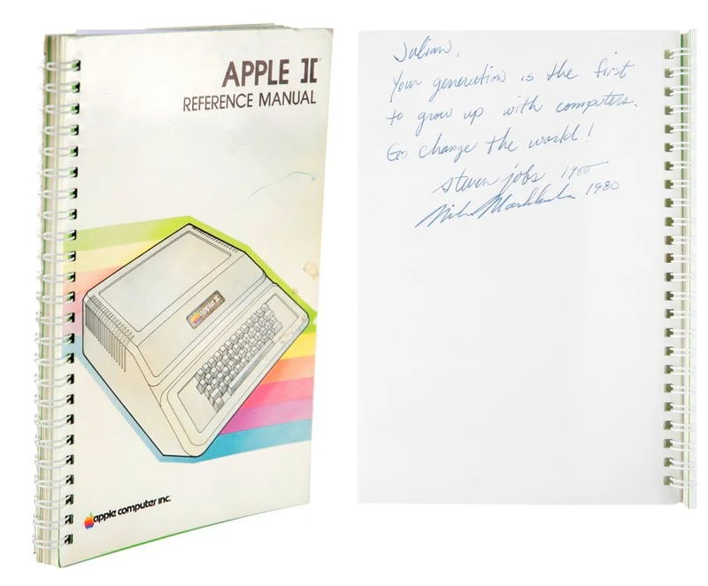 На аукционе за $787 тысяч продали инструкцию для Apple II с подписью Стива Джобса image 72 - На аукционе за $787 тысяч продали инструкцию для Apple II с подписью Стива Джобса
