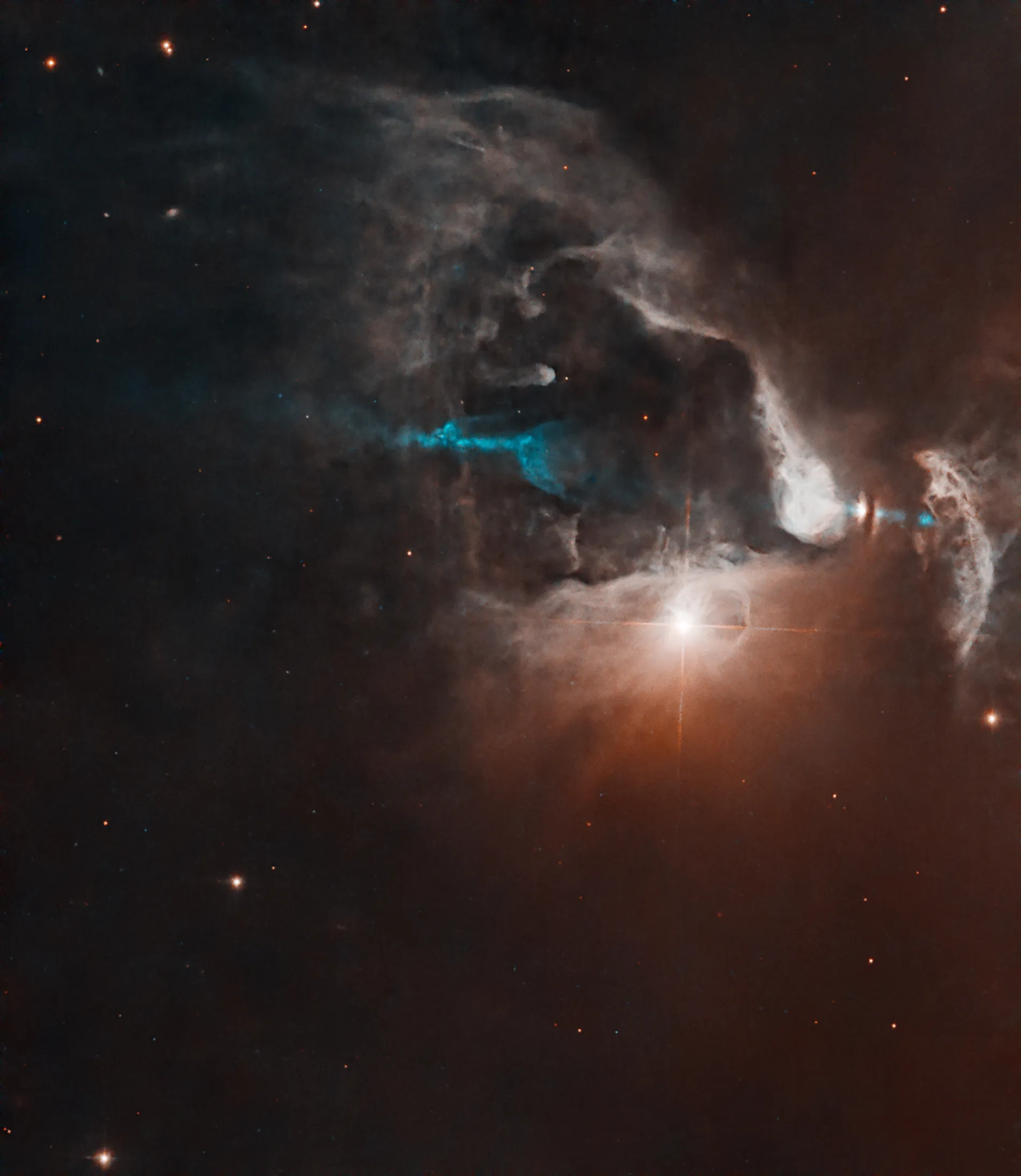 «Хаббл» сфотографировал рождение многозвёздной системы