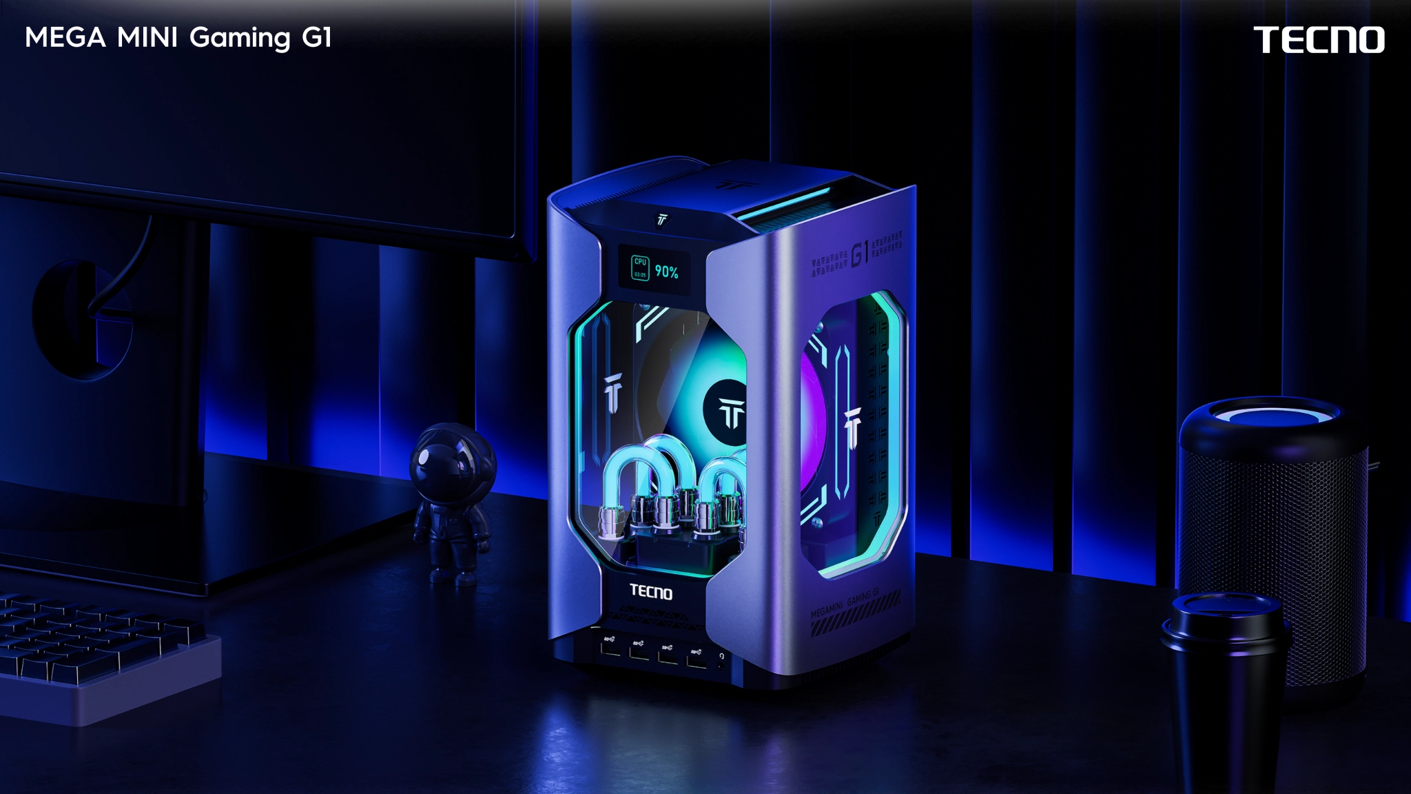 Tecno запустила продажи игрового мини-ПК Mega Mini Gaming G1 в России