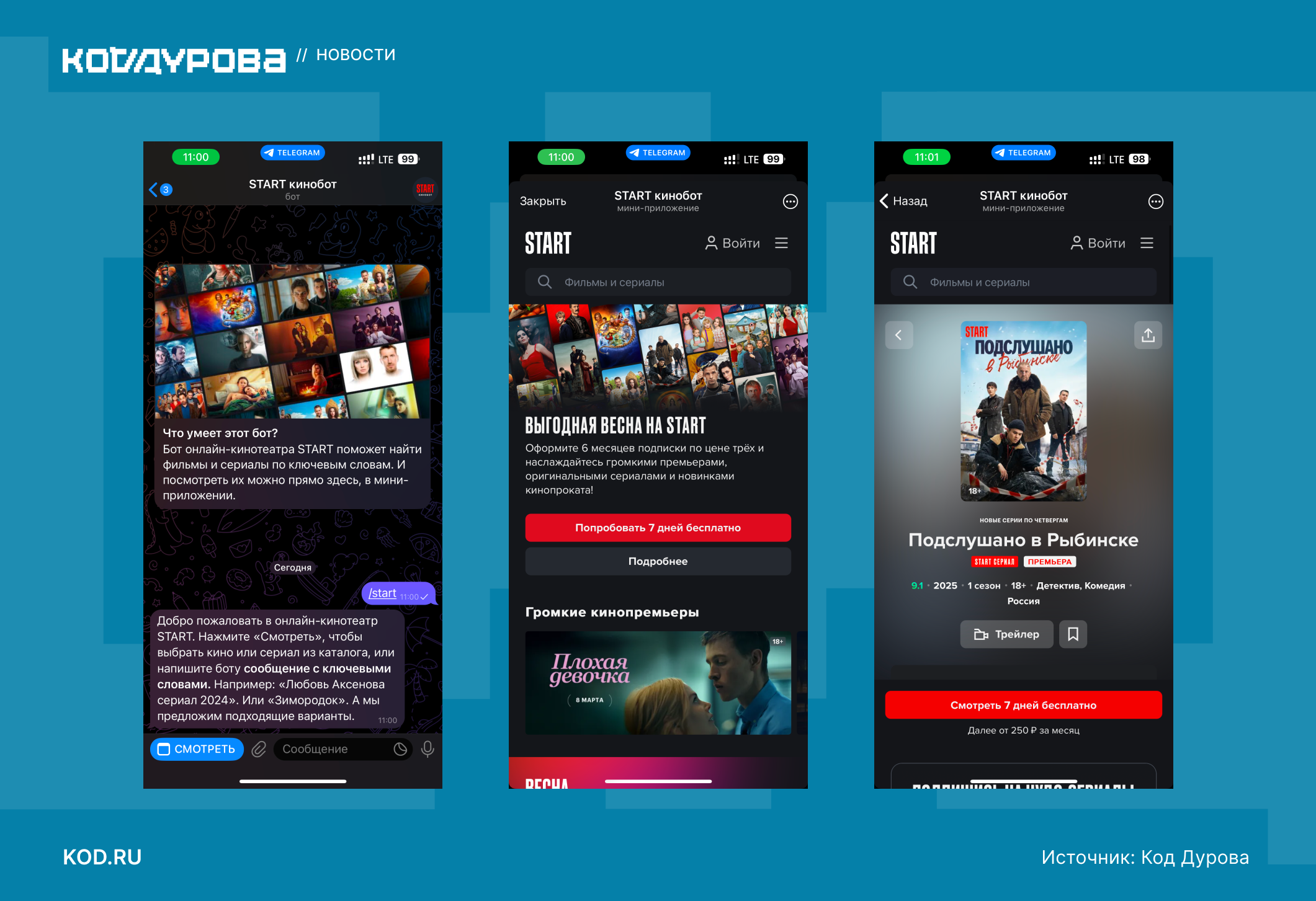 Как смотреть фильмы и сериалы через Telegram